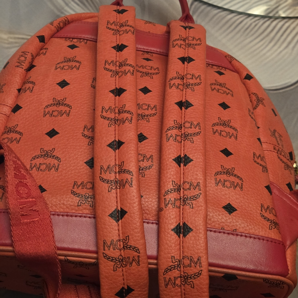 MCM Red Backpack - Picture 8 of 10